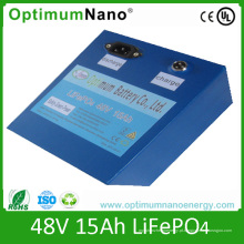 Bateria Optimumnano 48V15ah LiFePO4 para veículos elétricos